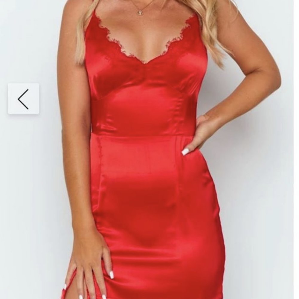 Red dress from begining boutique!